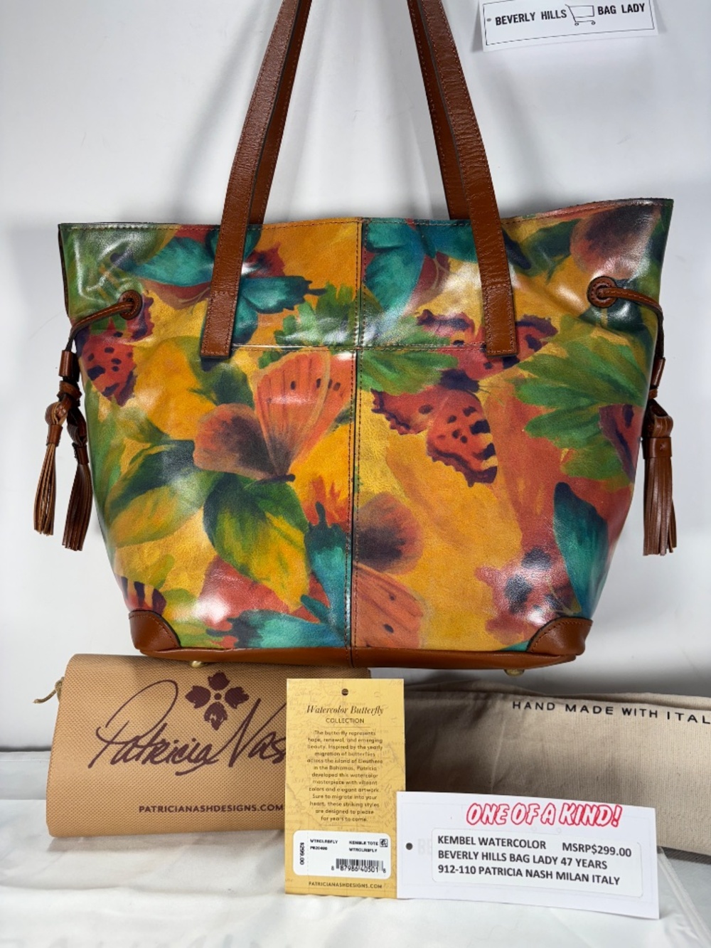 PATRICIA NASH MILAN ITALY -NWT $299.00     LAST ONE ,SOLD OUT AROUND THE WORLD !